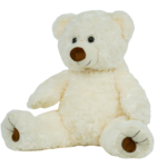 60792 16 White Twist Bear